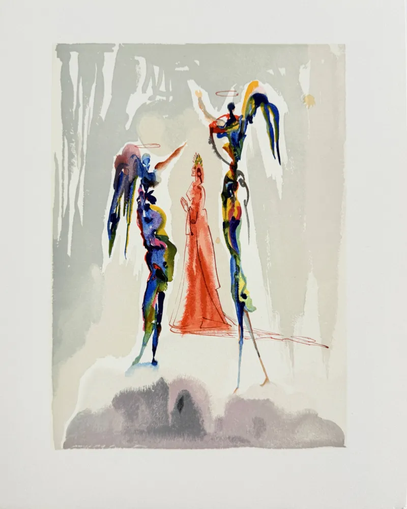 Incisione Su Legno Dali - The Paradise, Canto 27 - The Gloria Patri