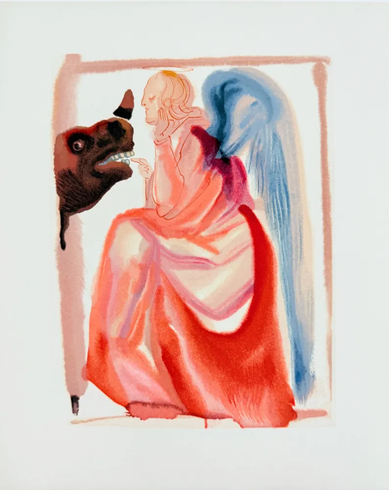 Incisione Su Legno Dali - The Paradise, Canto 6 - The Sphere of Mercury