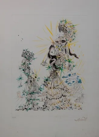 Acquaforte Dali - The scarf