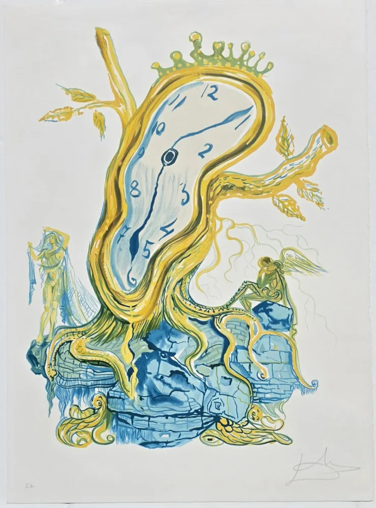 Litografia Dali - Time Stillness of Time