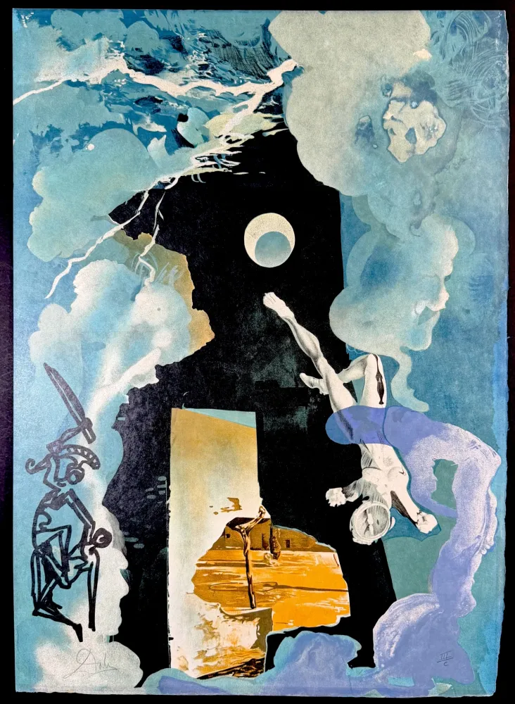 Litografia Dali - Trilogy of Love The Eternity of Love (The Tower)