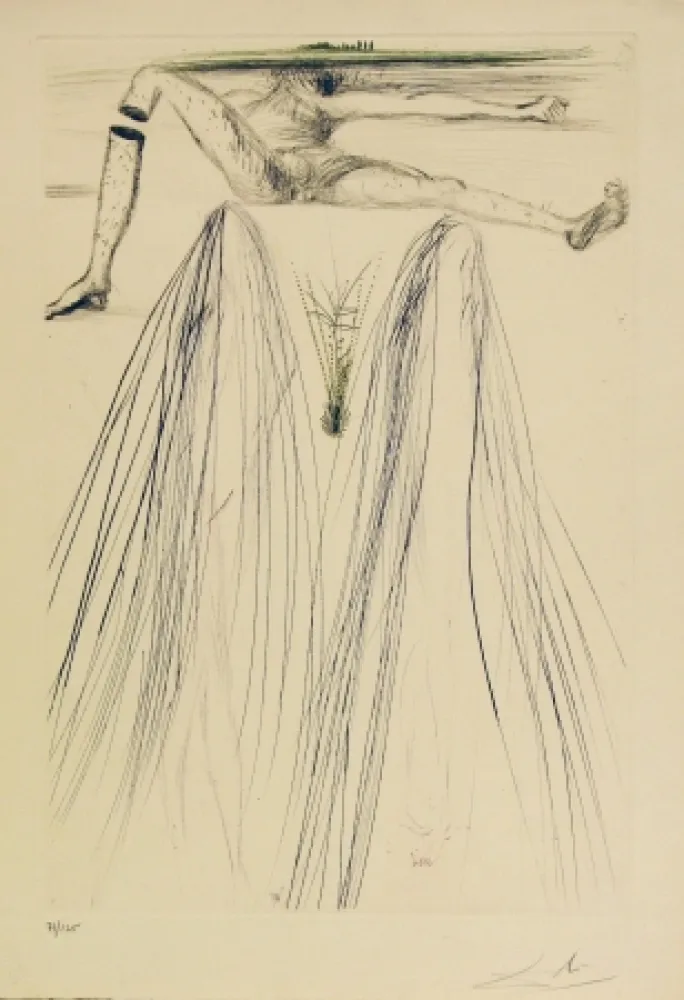 Acquaforte E Acquatinta Dali - Tristan et Iseult - The Giant Beliagog