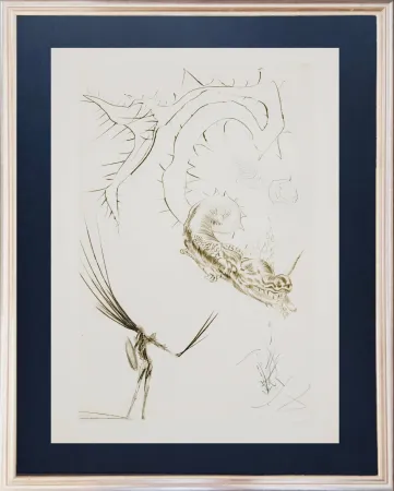 Acquaforte Dali - Tristram and the Dragon