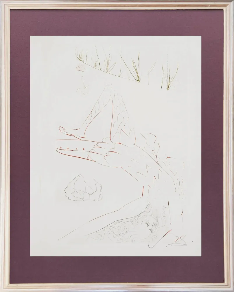 Acquaforte Dali - Tristram Wounded