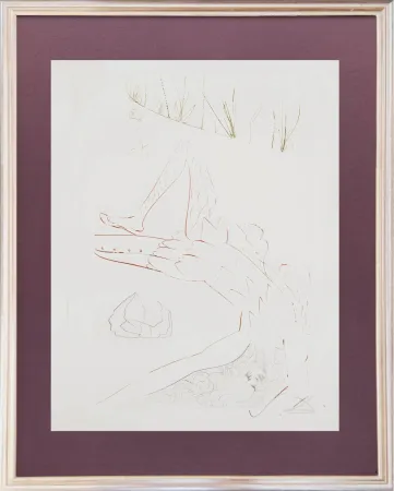 Acquaforte Dali - Tristram Wounded