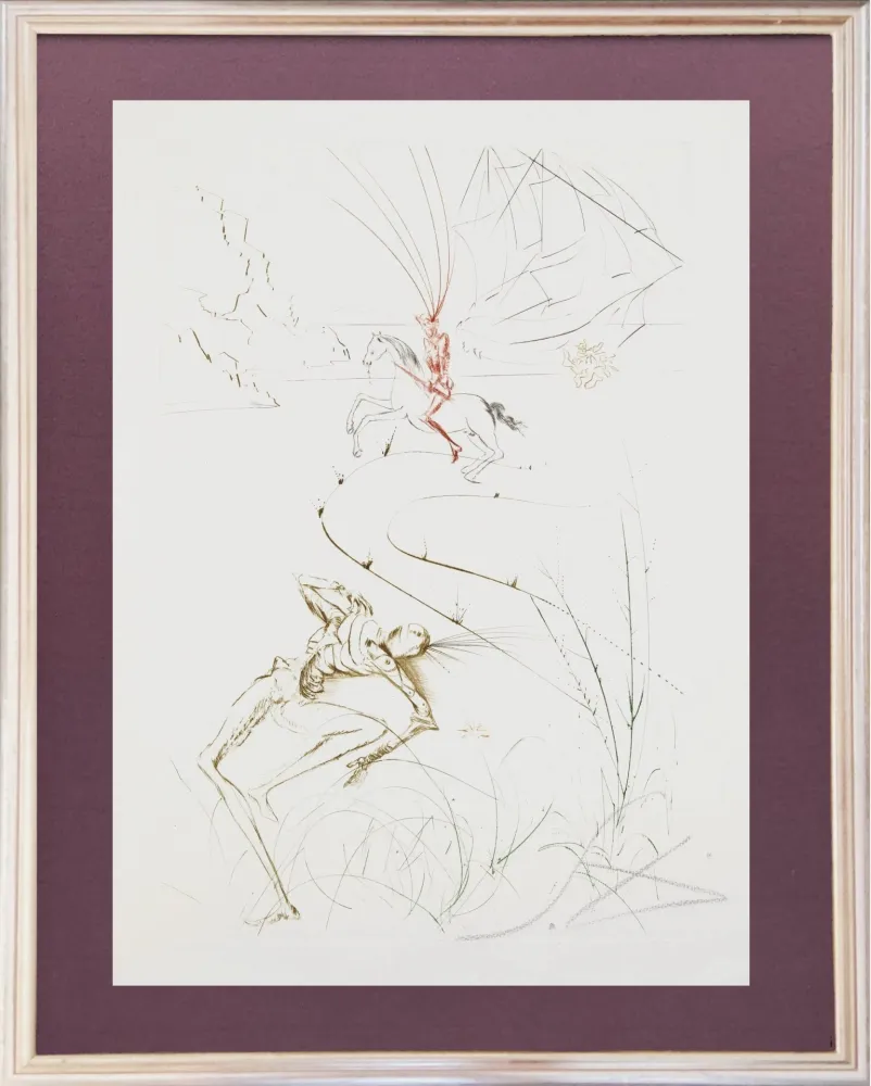 Acquaforte Dali - Tristram's Last Fight