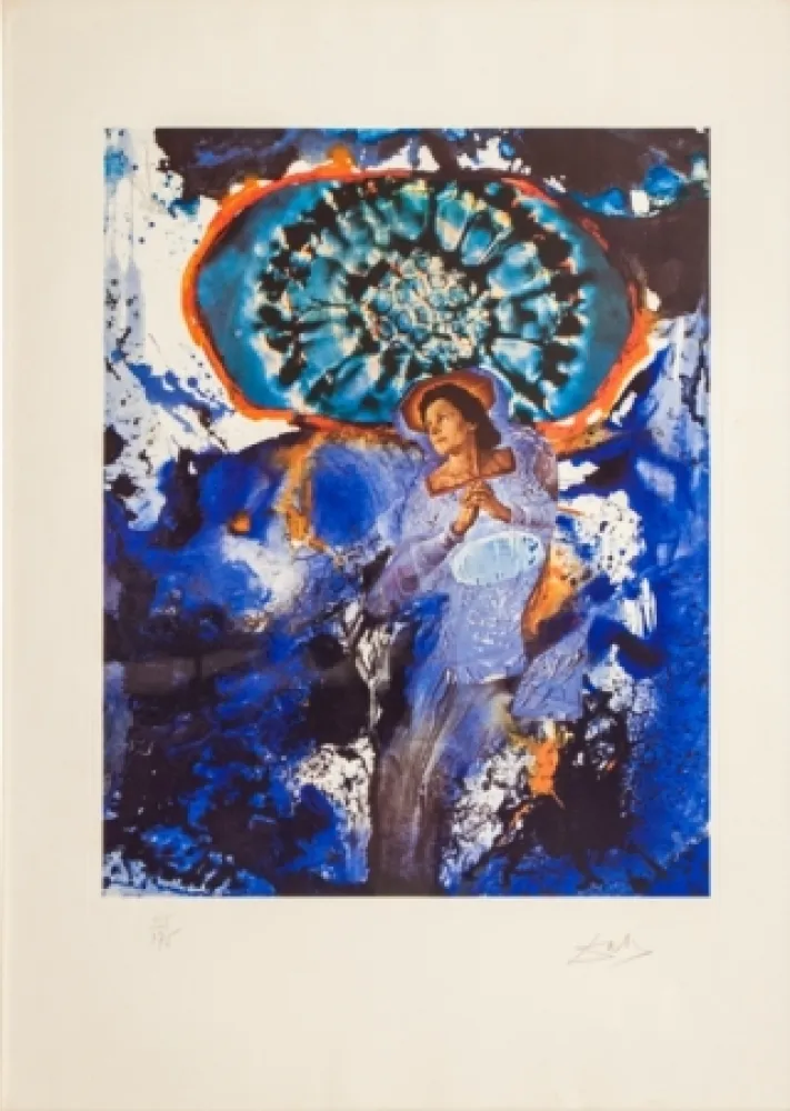 Litografia Dali -  Ultra - Surrealistic Corpuscular Galutska