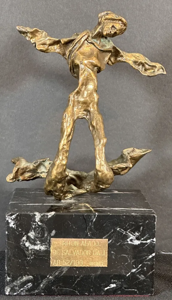 Multiplo Dali - Winged Triton (Triton Alado) Bronze Sculpture