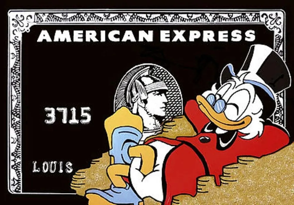 Serigrafia Darbon - SCROOGE x BLACK AMEX