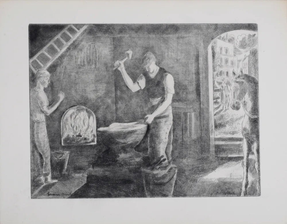 Acquaforte David - Forgeron, 1946