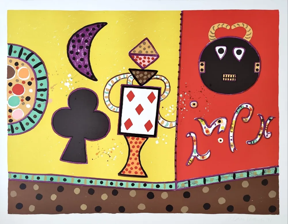 Litografia Davie - Guli Wall