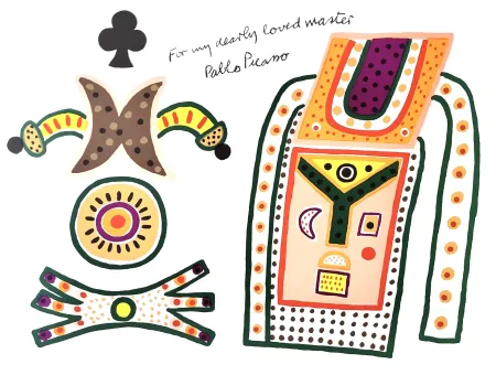 Litografia Davie - Hommage a Picasso.