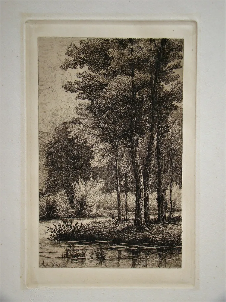 Acquaforte De Biseau - Landscape