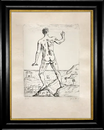 Litografia De Chirico - Hercole
