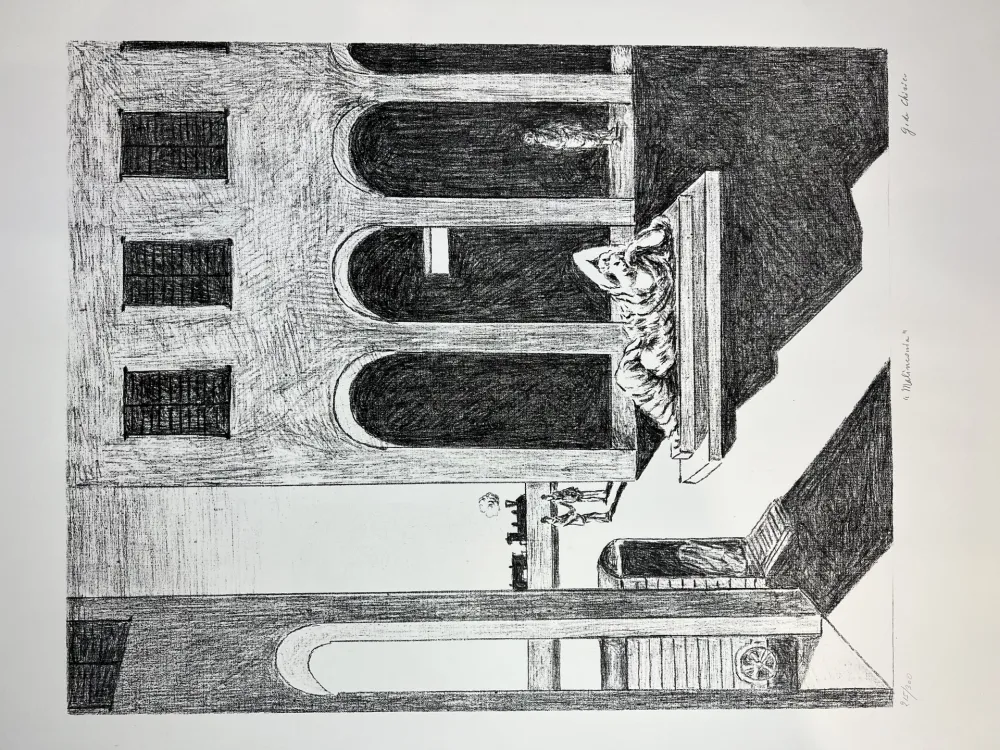 Litografia De Chirico - Malinconia