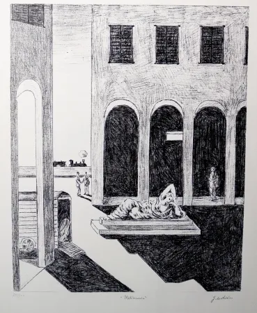 Litografia De Chirico - Malinconia