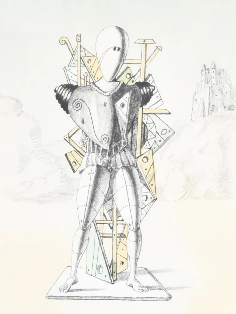 Litografia De Chirico - Trovatore