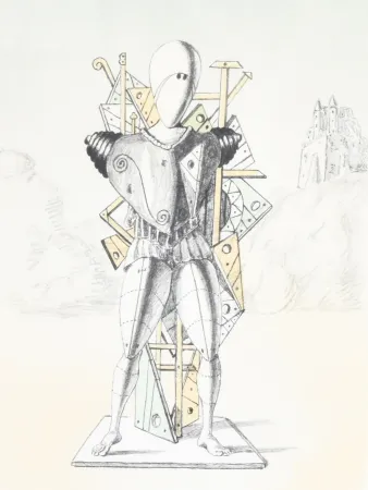 Litografia De Chirico - Trovatore