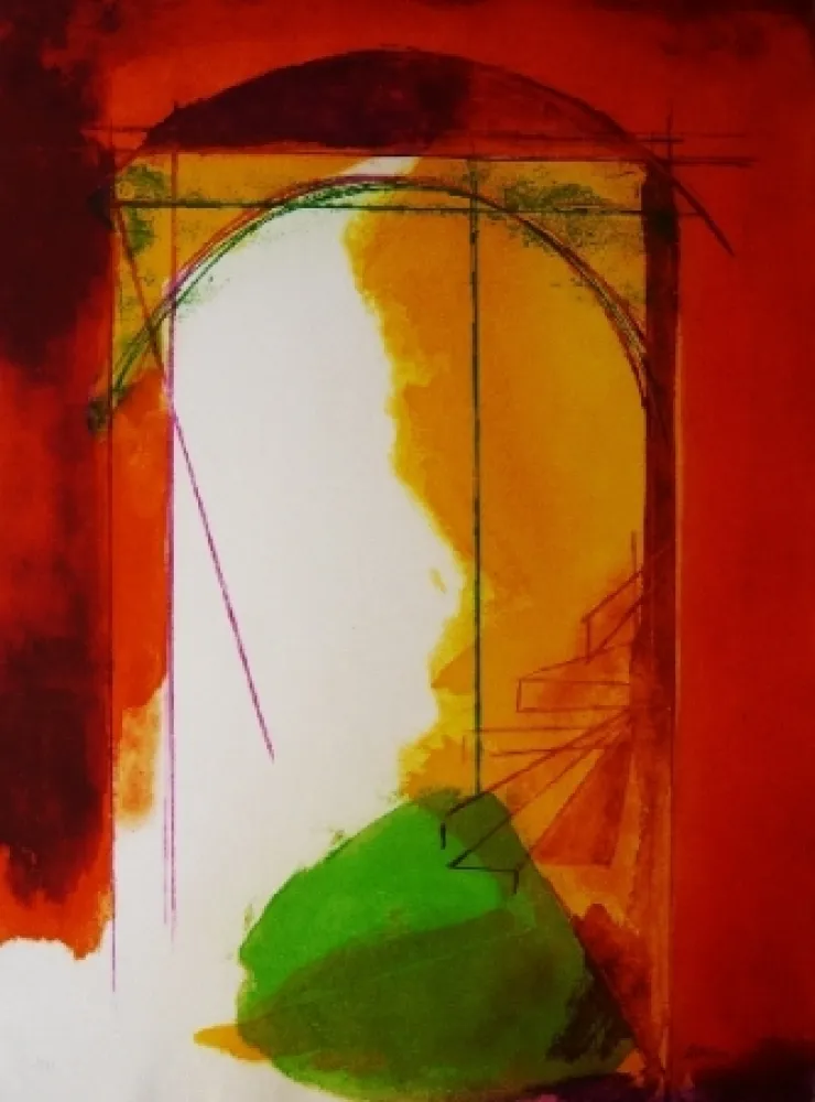 Acquaforte E Acquatinta De Juan - Puerta arabe