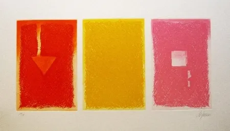 Acquaforte E Acquatinta De Juan - Triptica en color II