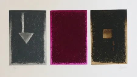 Acquaforte E Acquatinta De Juan - Triptico en color I