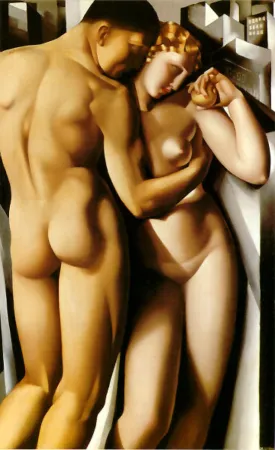Serigrafia De Lempicka - Adam And Eve