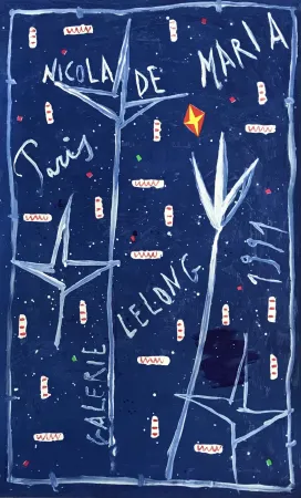 Litografia De Maria - Affiche lithographique d'exposition