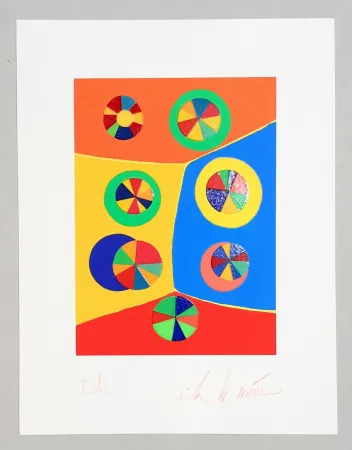 Serigrafia De Maria - Senza titolo