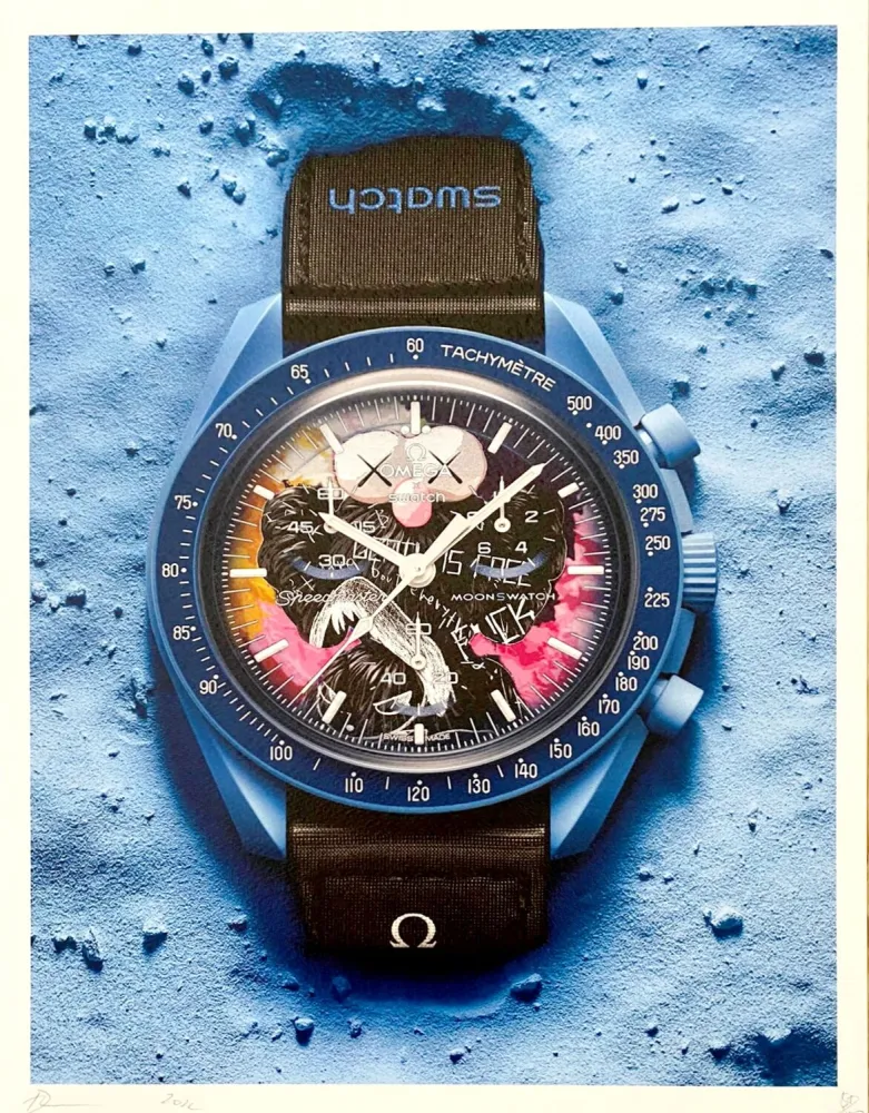 Grafica Numerica De Noé - Swatch Blue Kaws