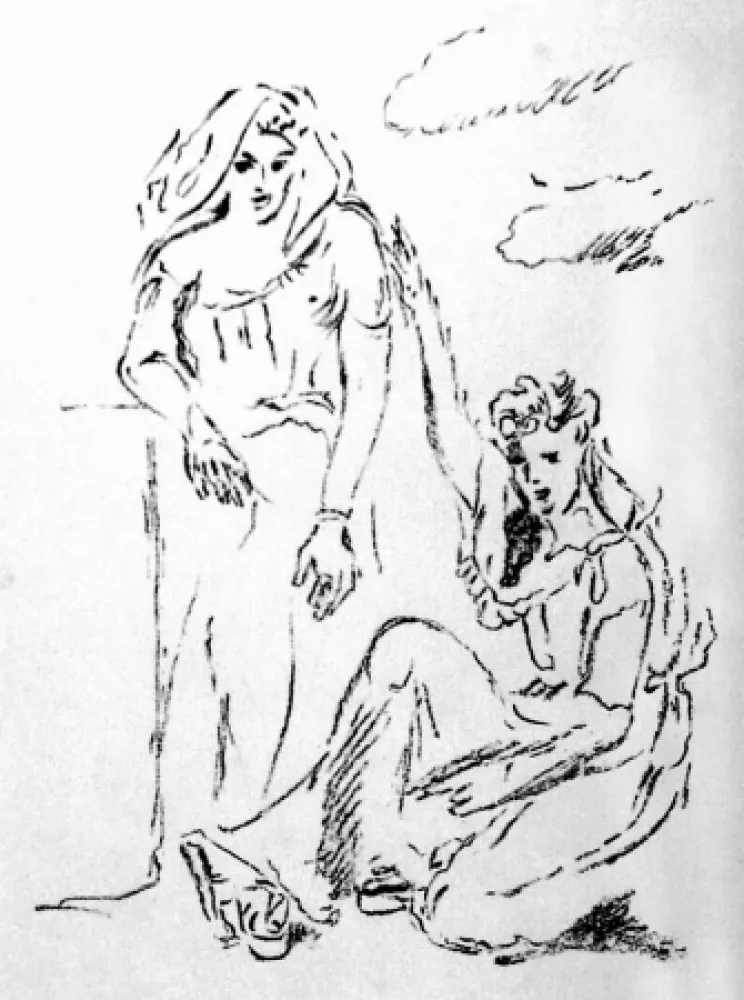 Litografia De Pisis - Carmi di Catullo XI