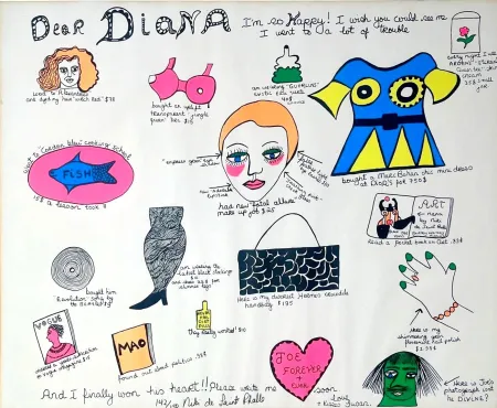 Serigrafia De Saint Phalle - Dear Diana 