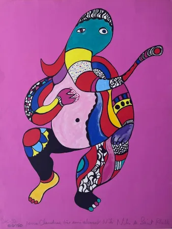 Litografia De Saint Phalle - Ganesha 