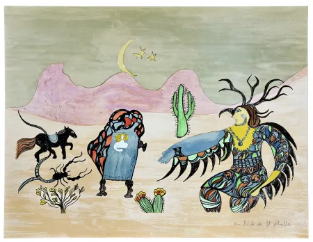 Litografia De Saint Phalle - I dreamt I was in Arizona