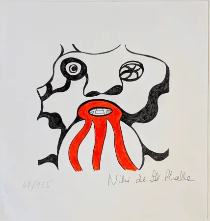 Litografia De Saint Phalle - Le Golem - Jerusalem 