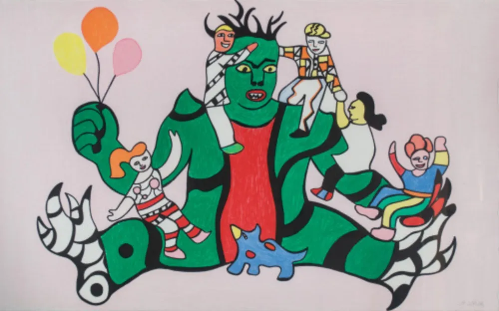 Litografia De Saint Phalle - Le Monstre