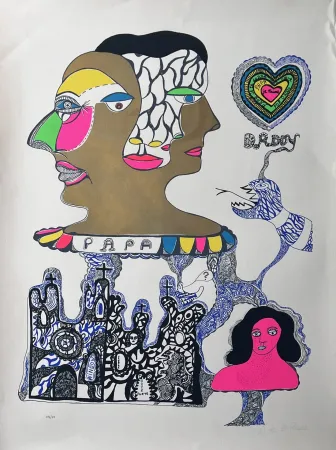 Serigrafia De Saint Phalle - Nana Power 