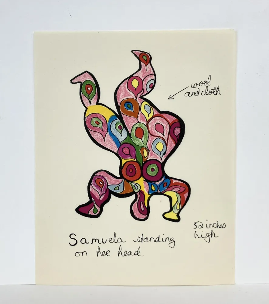 Litografia De Saint Phalle - Samuela. 1966