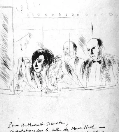 Acquaforte De Segonzac - Salle de Music-Halle