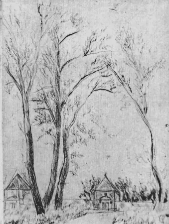 Acquaforte De Segonzac - Versailles, la Menagérie