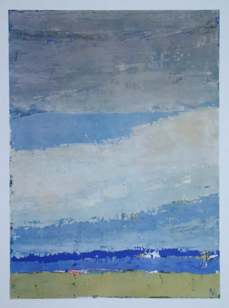 Offset De Stael - Ciel à Honfleur