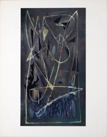 Offset De Stael - Composition, 1960.