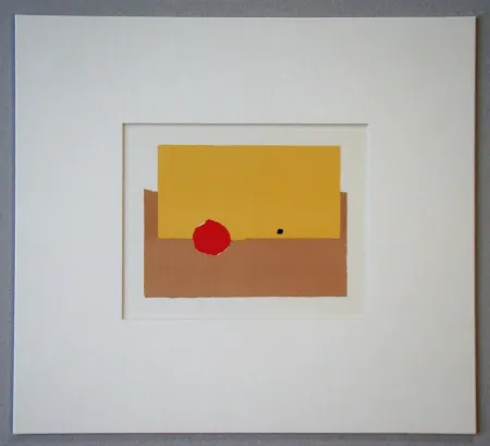 Litografia De Stael - La Pomme - 1952