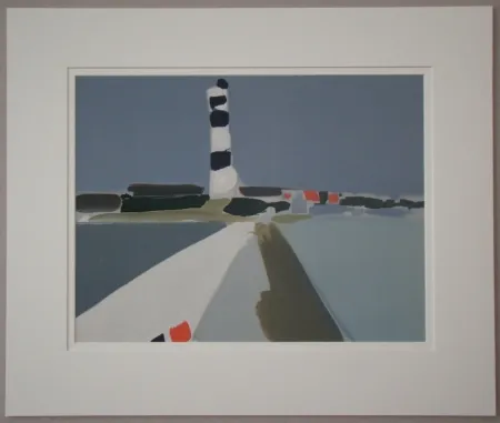 Litografia De Stael - Le Phare, 1952