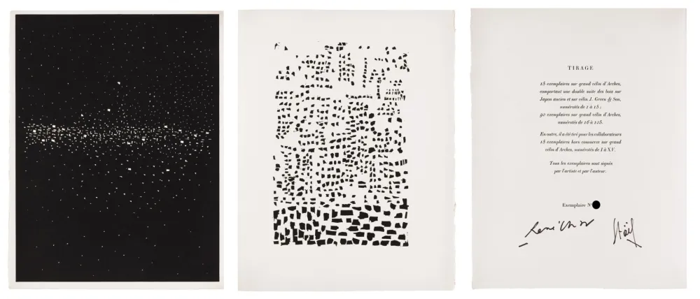 Libro Illustrato De Stael - René Char. POÈMES. 14 bois originaux à pleine page (1952)