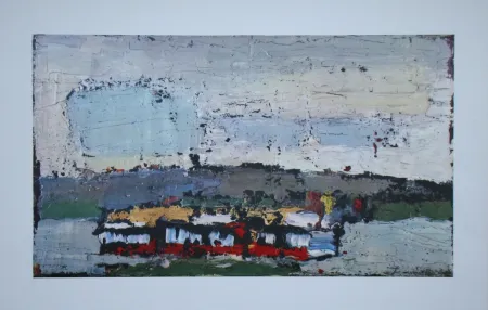 Offset De Stael - Rosny, bateau sur la Seine