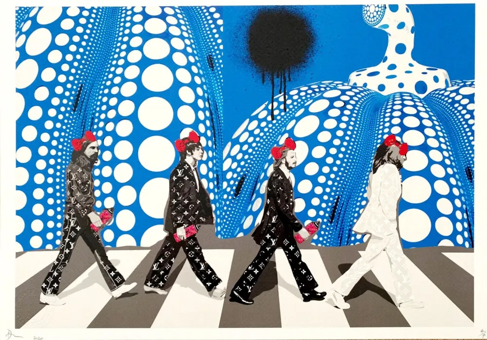 Grafica Numerica Death Nyc - Beatles Blue