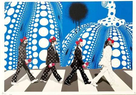 Grafica Numerica Death Nyc - Beatles Blue