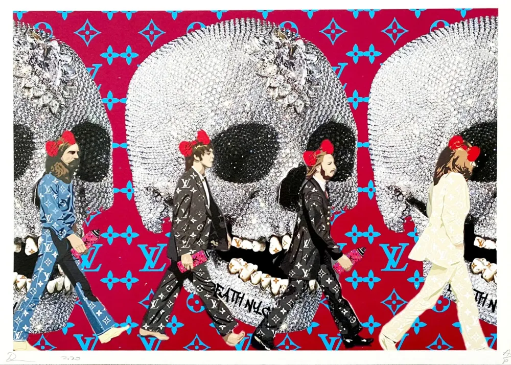 Grafica Numerica Death Nyc - Beatles Skulls