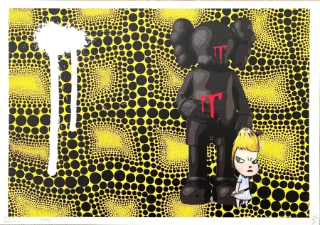 Grafica Numerica Death Nyc - Kaws & Angry Girl