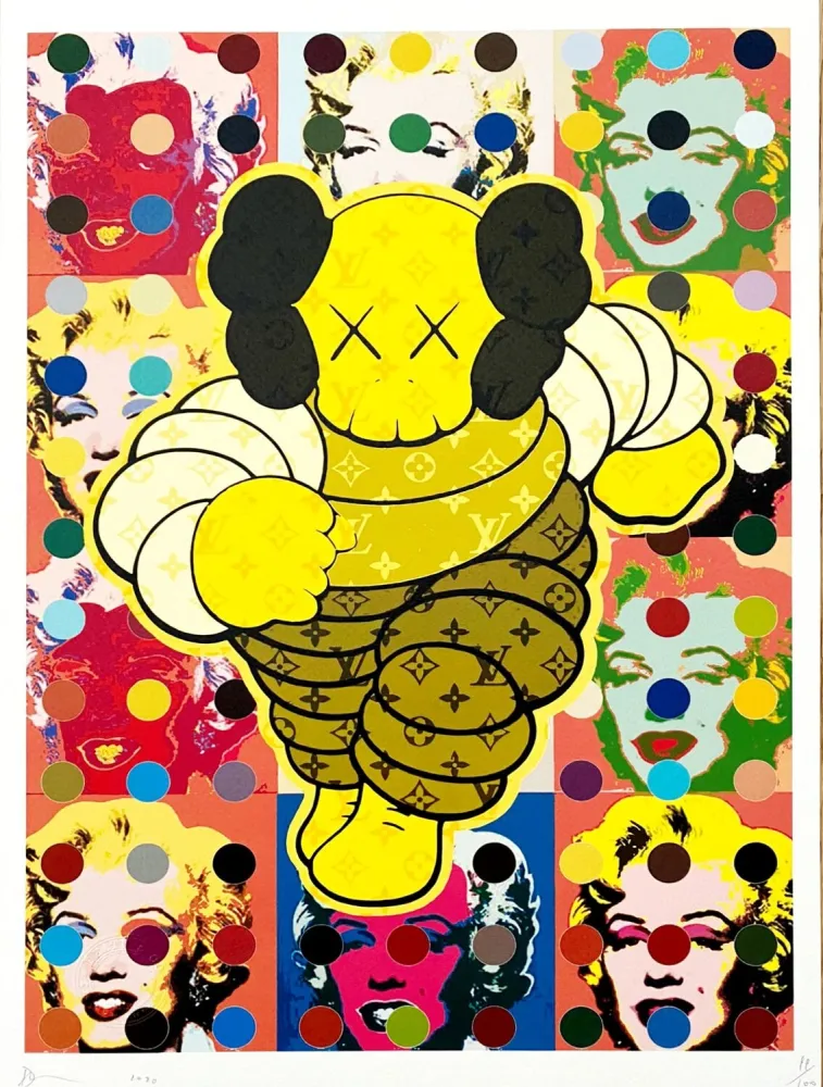 Grafica Numerica Death Nyc - Kaws Marilyn